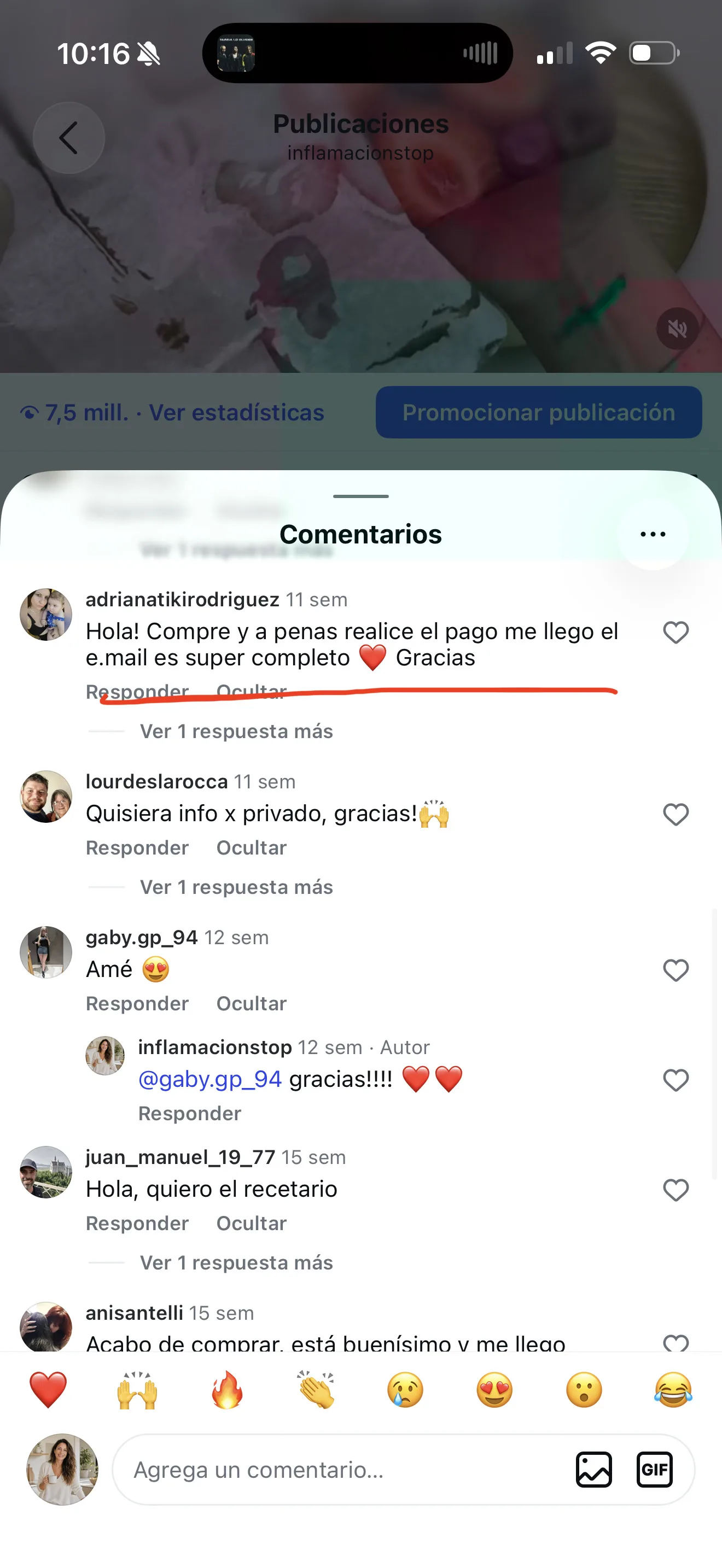 Testimonio de clienta