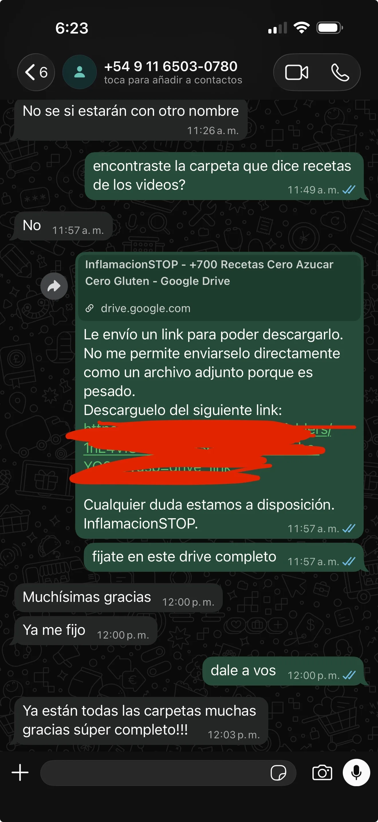 Testimonio de clienta