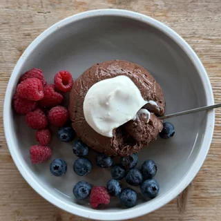 Pastel de chocolate sencillo